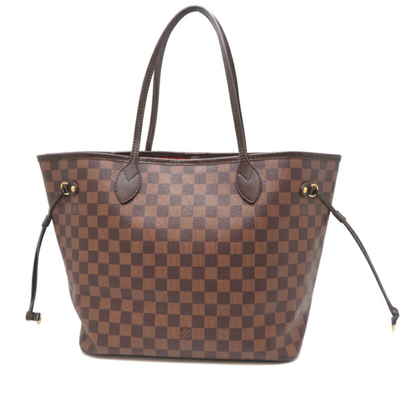 Louis Vuitton Neverfull MM Women's Tote Bag N51105 Damier Ebene (Brown) - Picture 1 of 10